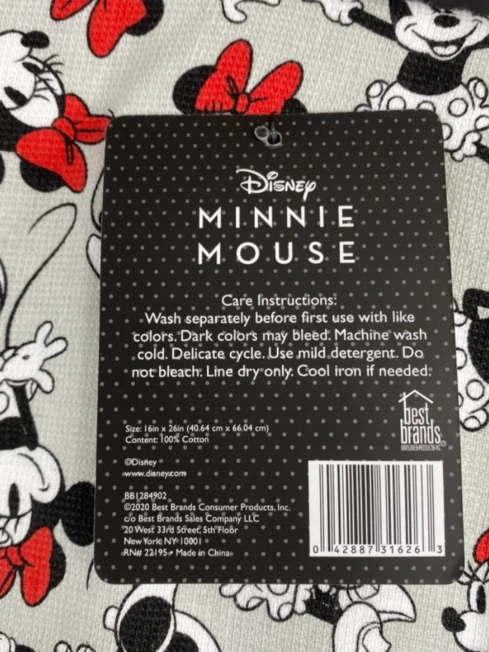Disney Minnie Mouse Kitchen Towels Set of 2